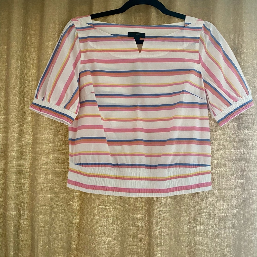 Women’s J. Crew elastic cropped top